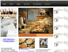 Tablet Screenshot of poorrichardscatering.com